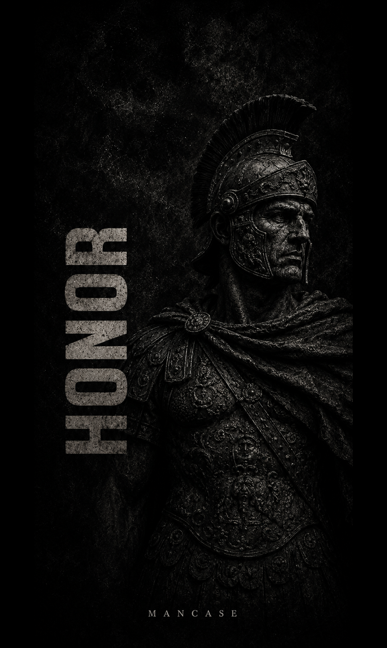 Honor statue phone case artwork